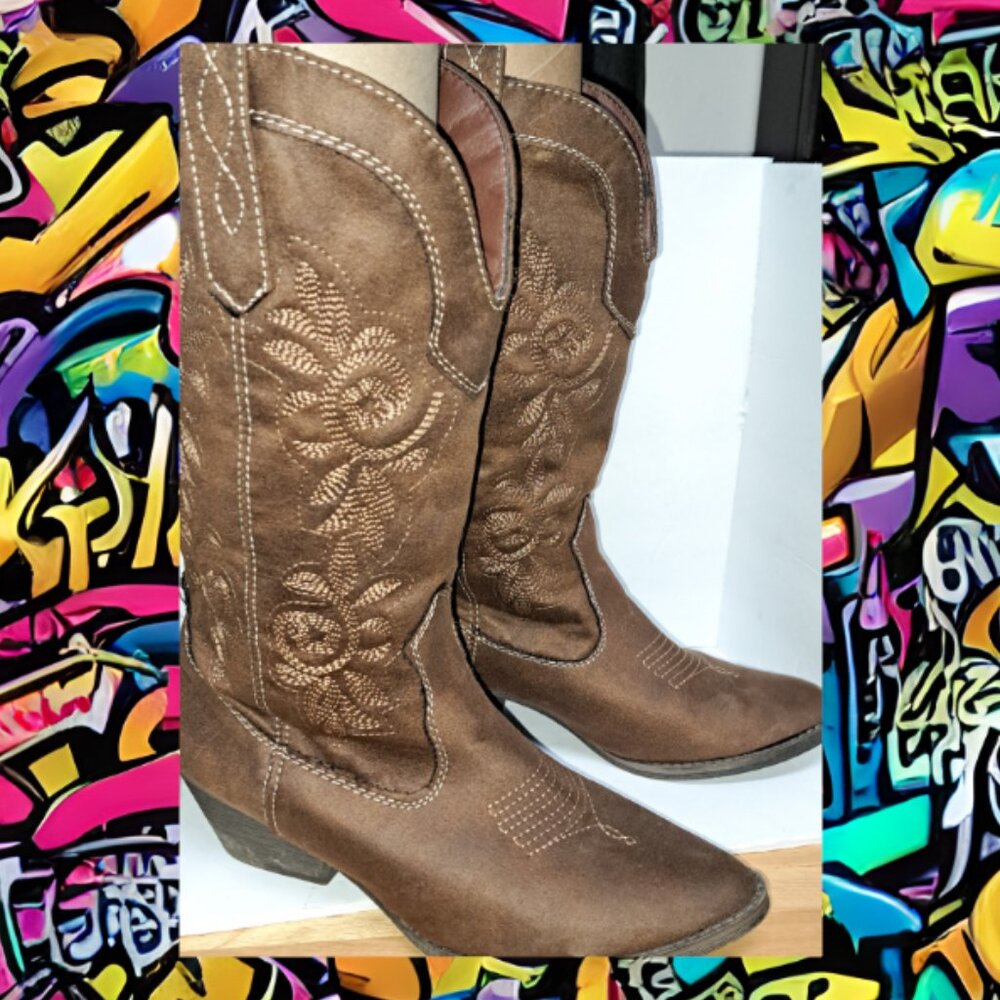 Ram Vinnmo Cowgirl Boots Size 9